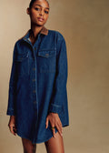 Robe Mathilde - Bleu Moyen