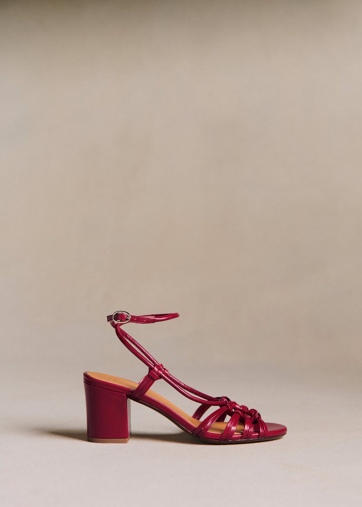 Sandales Gloria - Cerise Lisse
