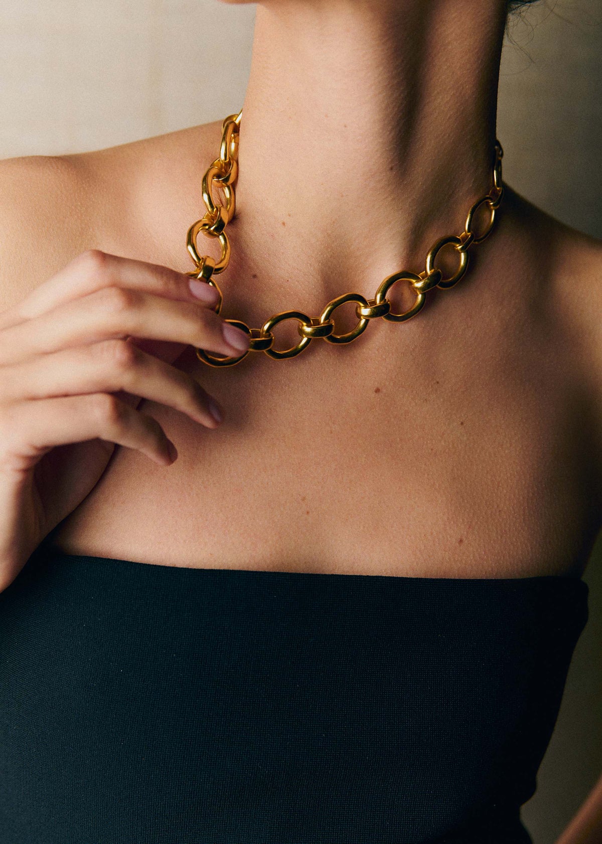 Collier Agathe - Doré