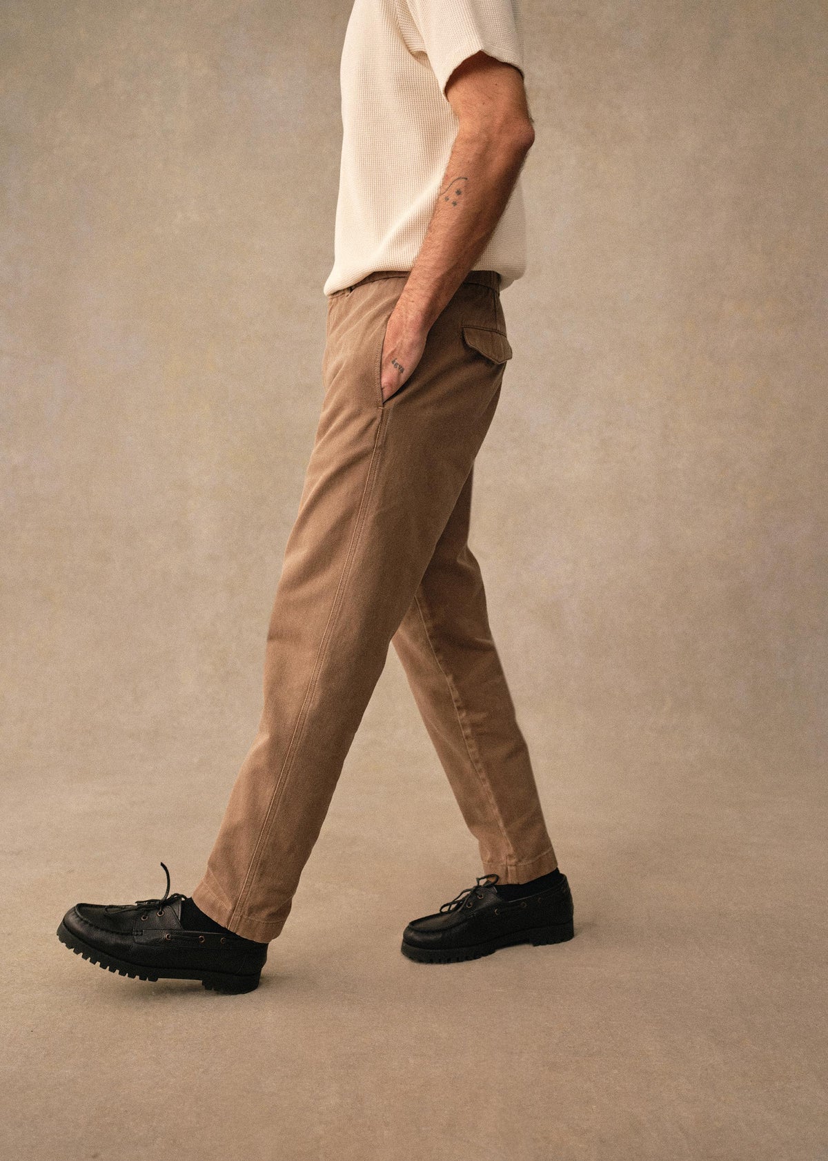 Pantalon Shane - Camel Délavé