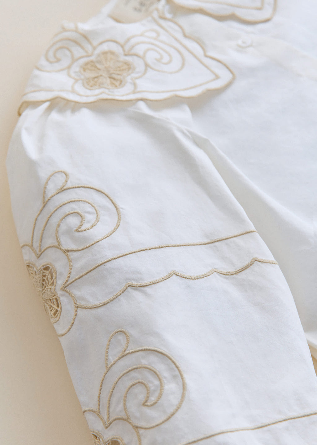 Chemise Avila - Sézane x SEA NY - Broderie Placée Ecru