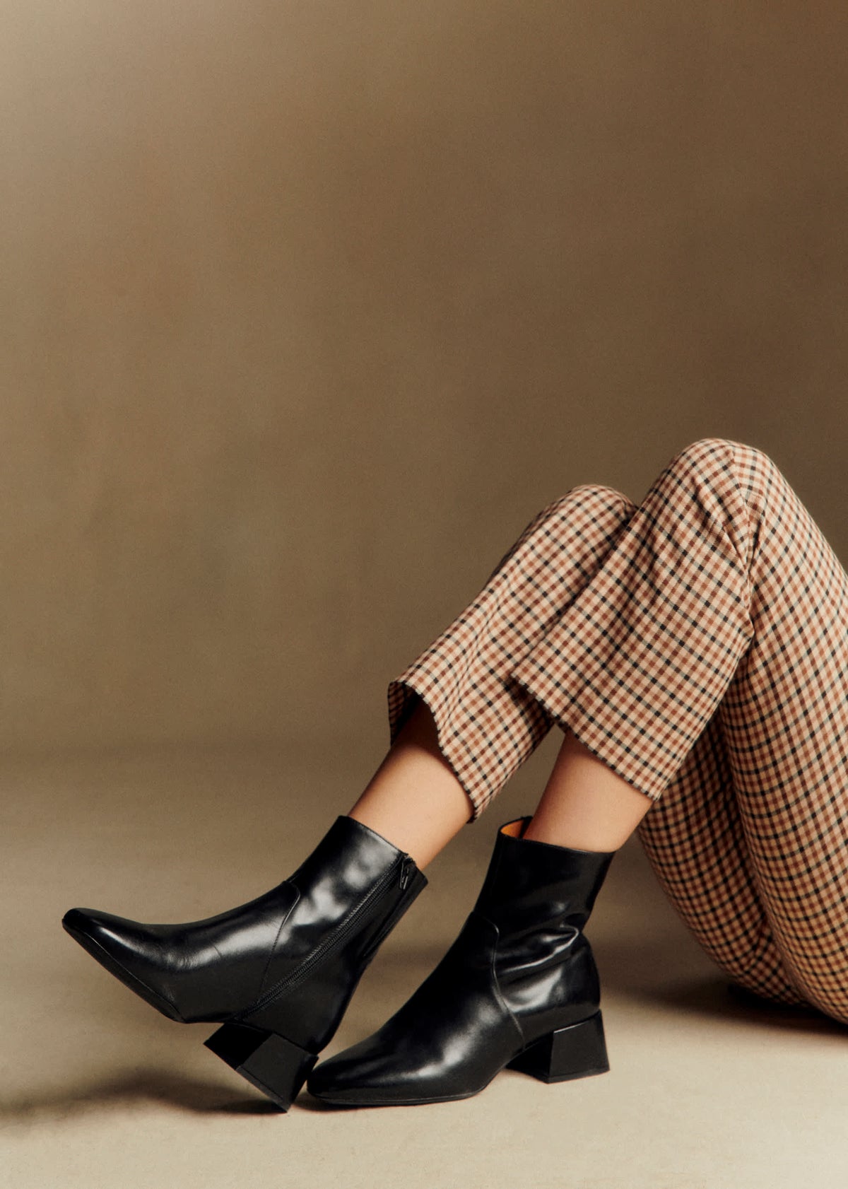 Bottines Low Paulette - Noir Glacé