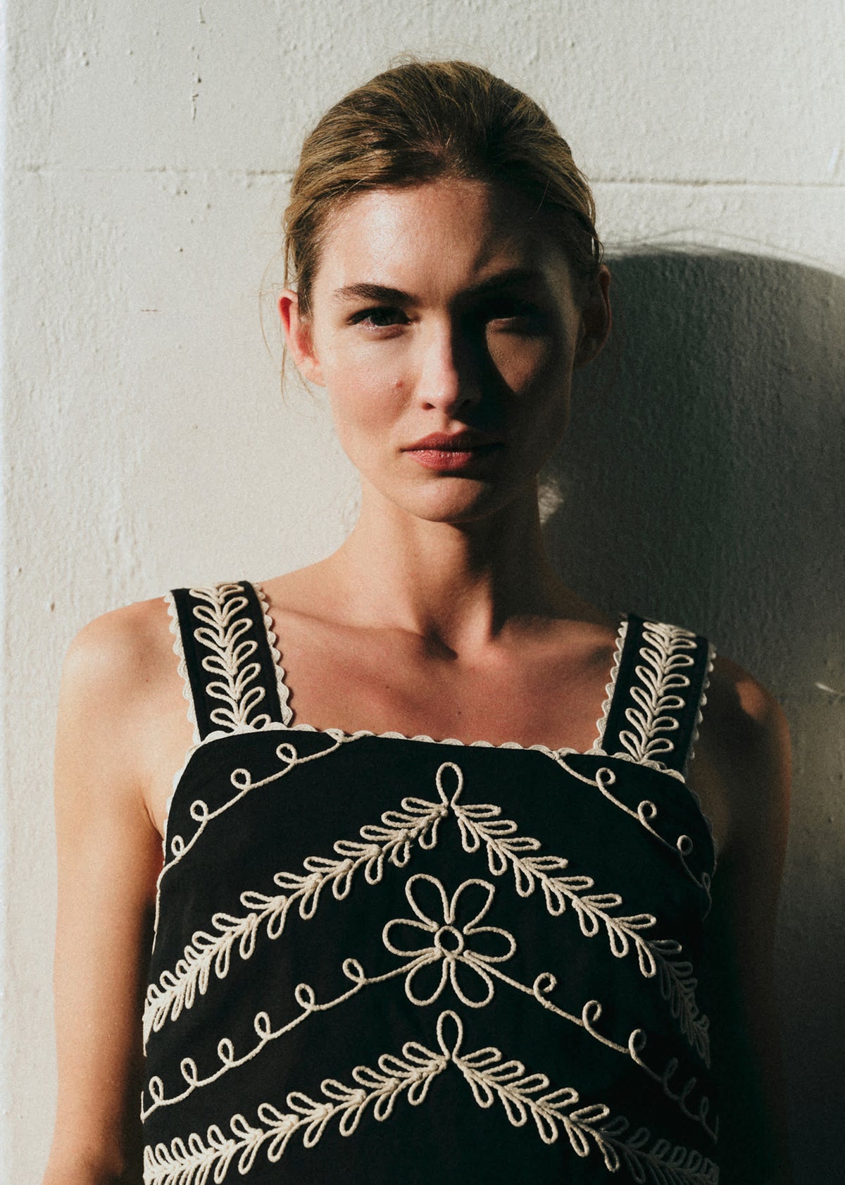 Blouse Marga - Noir Écru