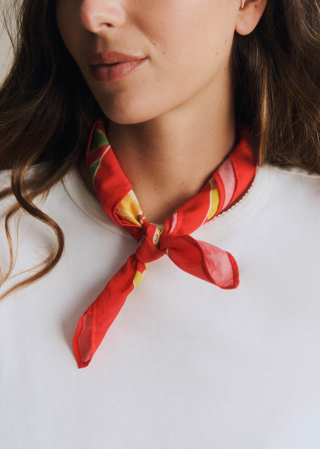 Foulard Gaston - Imprimé Tournesol