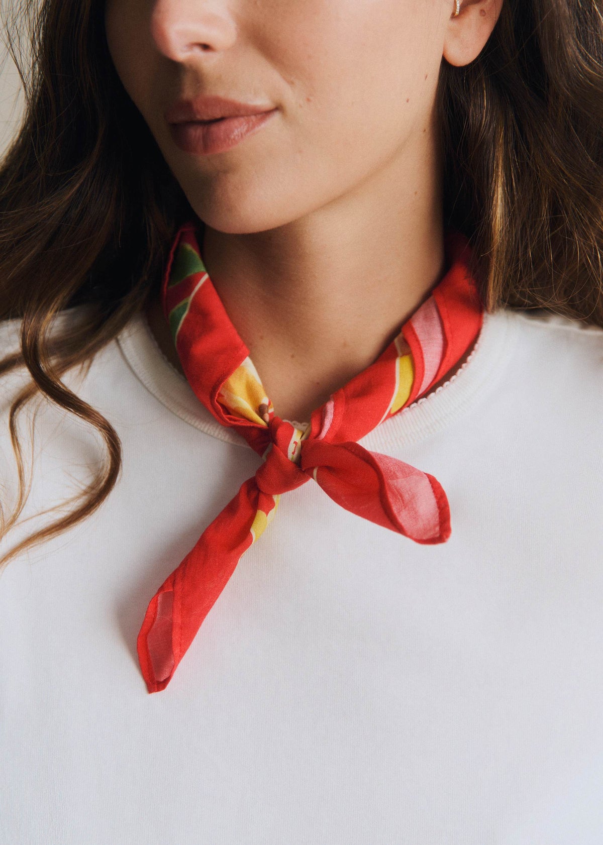 Foulard Gaston - Imprimé Tournesol