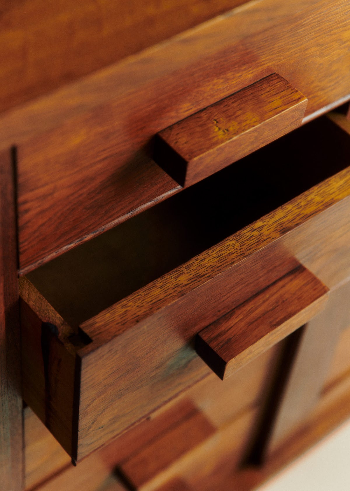 Buffet René Gabriel en bois massif années 50 - Bois Massif