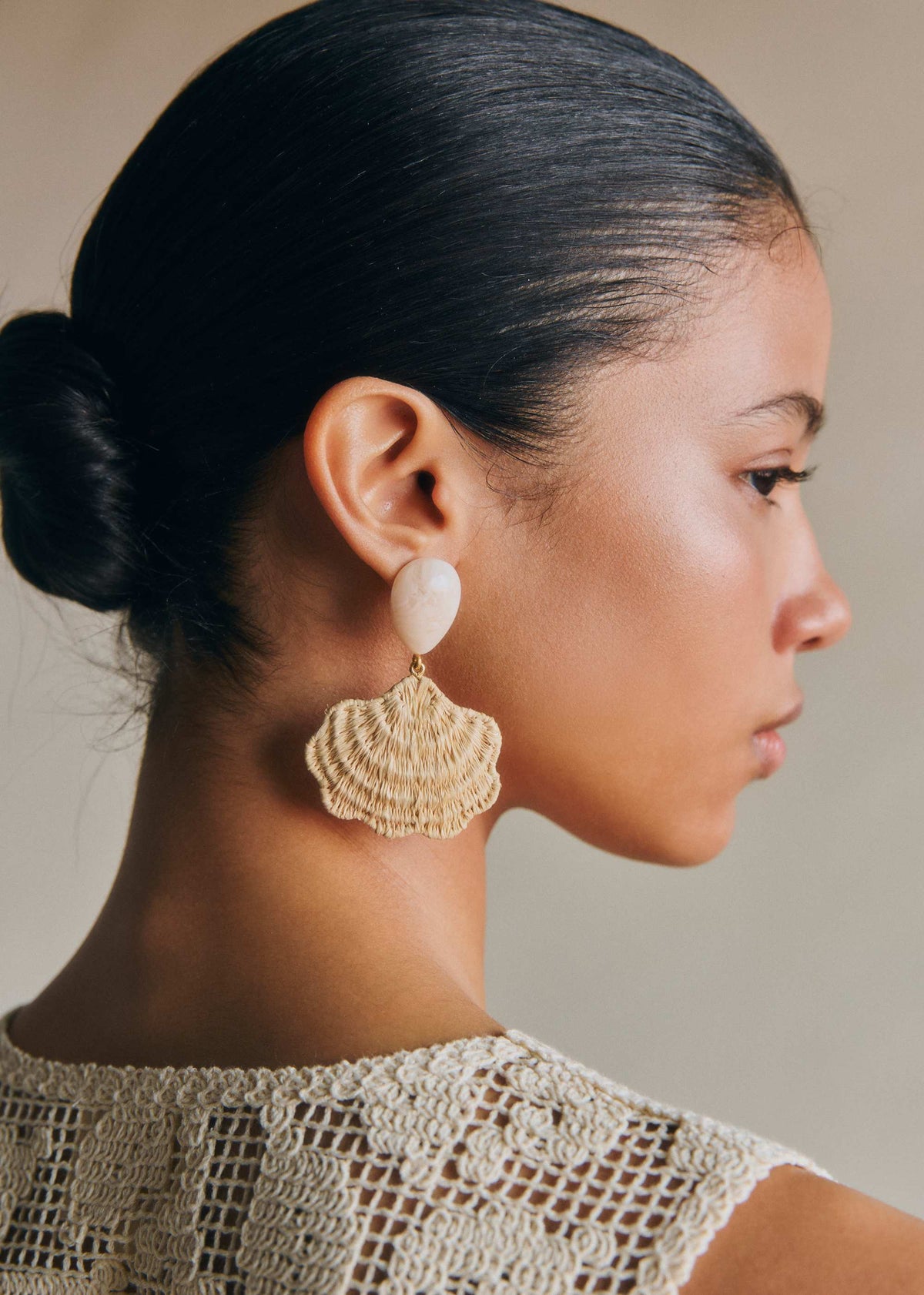 Boucles d'oreilles Valeria - Naturel