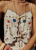 Top Kory - Broderie Placée Spring