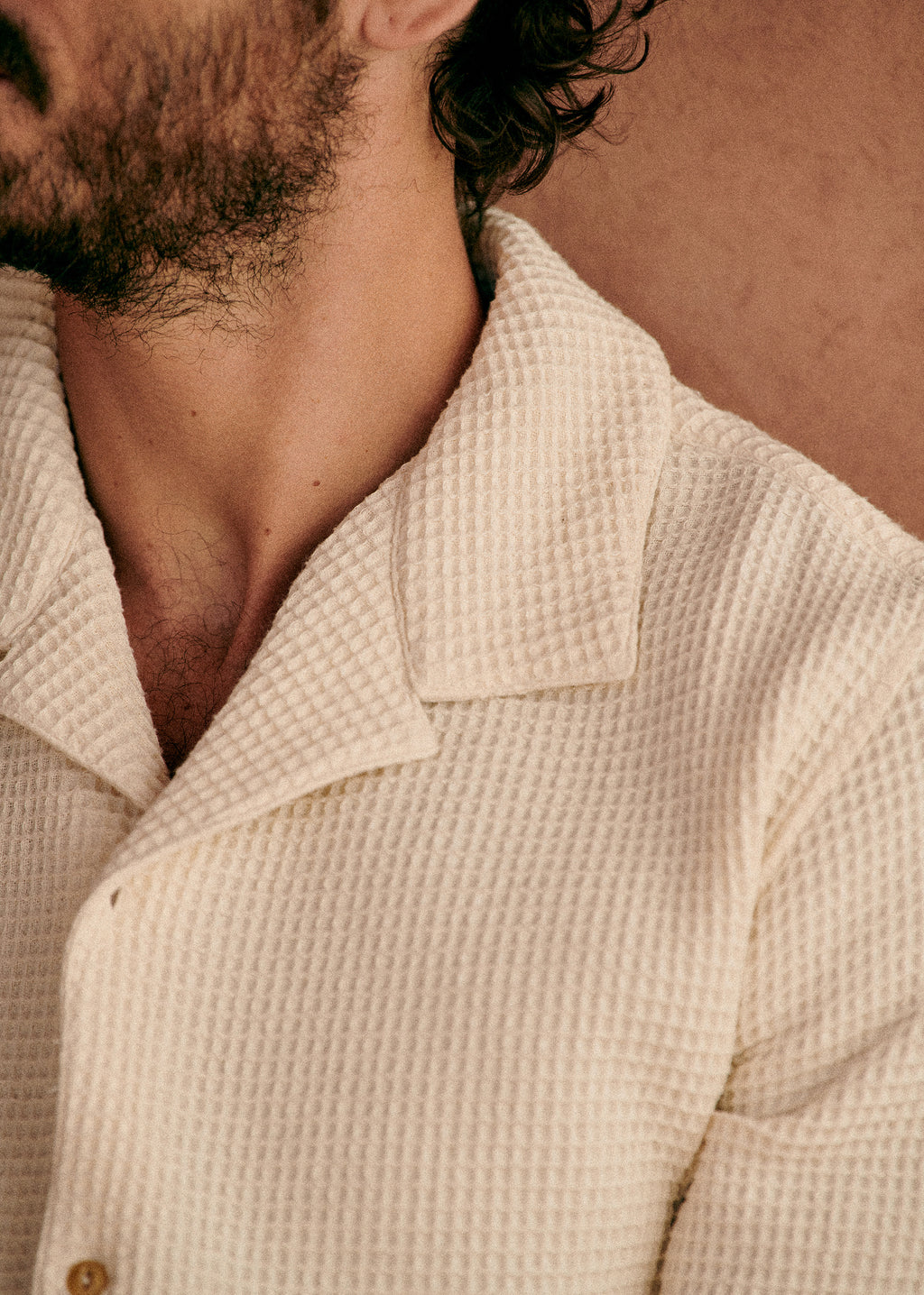 Chemise Holt Gaufrée - Écru