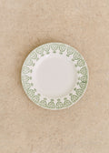 Assiettes Anciennes., Fresque - Lot de 5 assiettes plates - Décor n°17