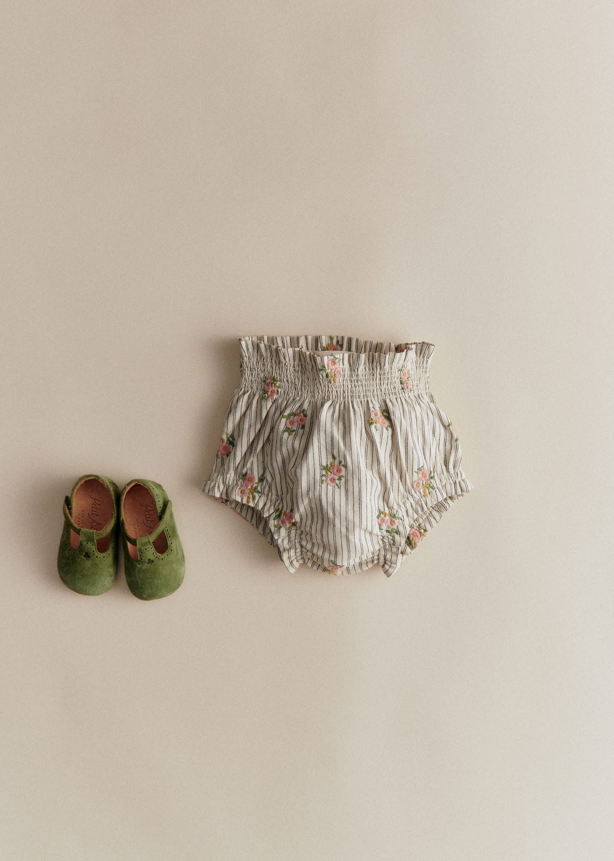Bloomer Marcello - Rayures Broderies Fleurs