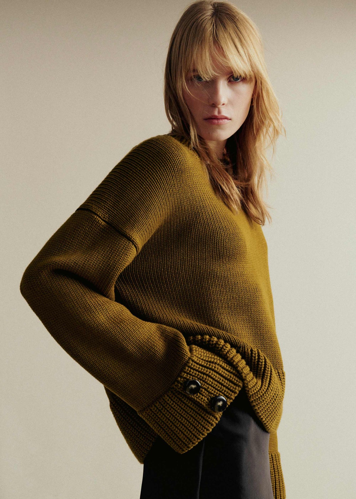 Pull Marin - Vert Olive