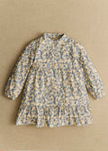 Robe Louise - Petit Sézane x Antoinette Poisson - Imprimé Oiseaux Bleus