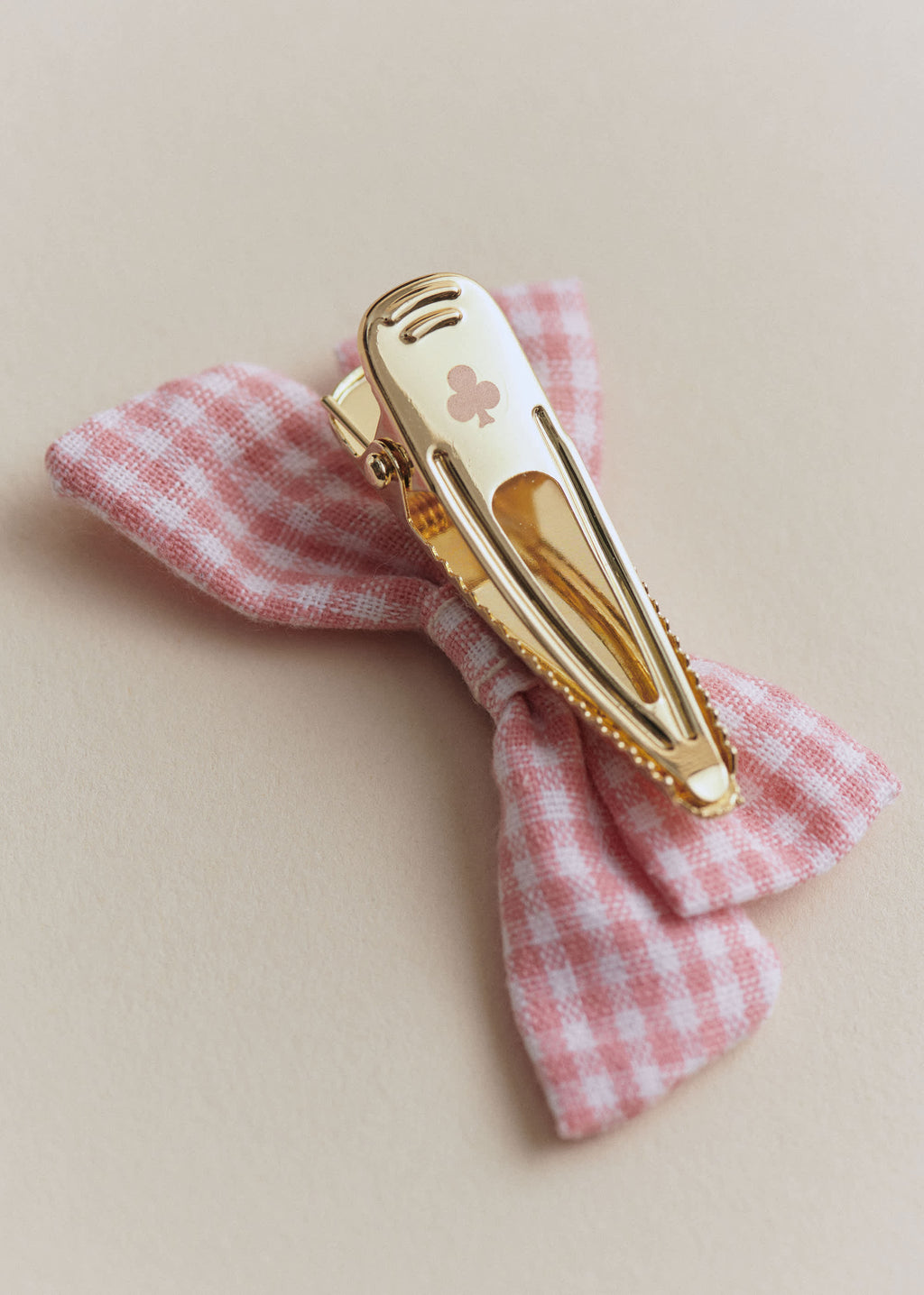 Petite Pince Noeud - Vichy Rose