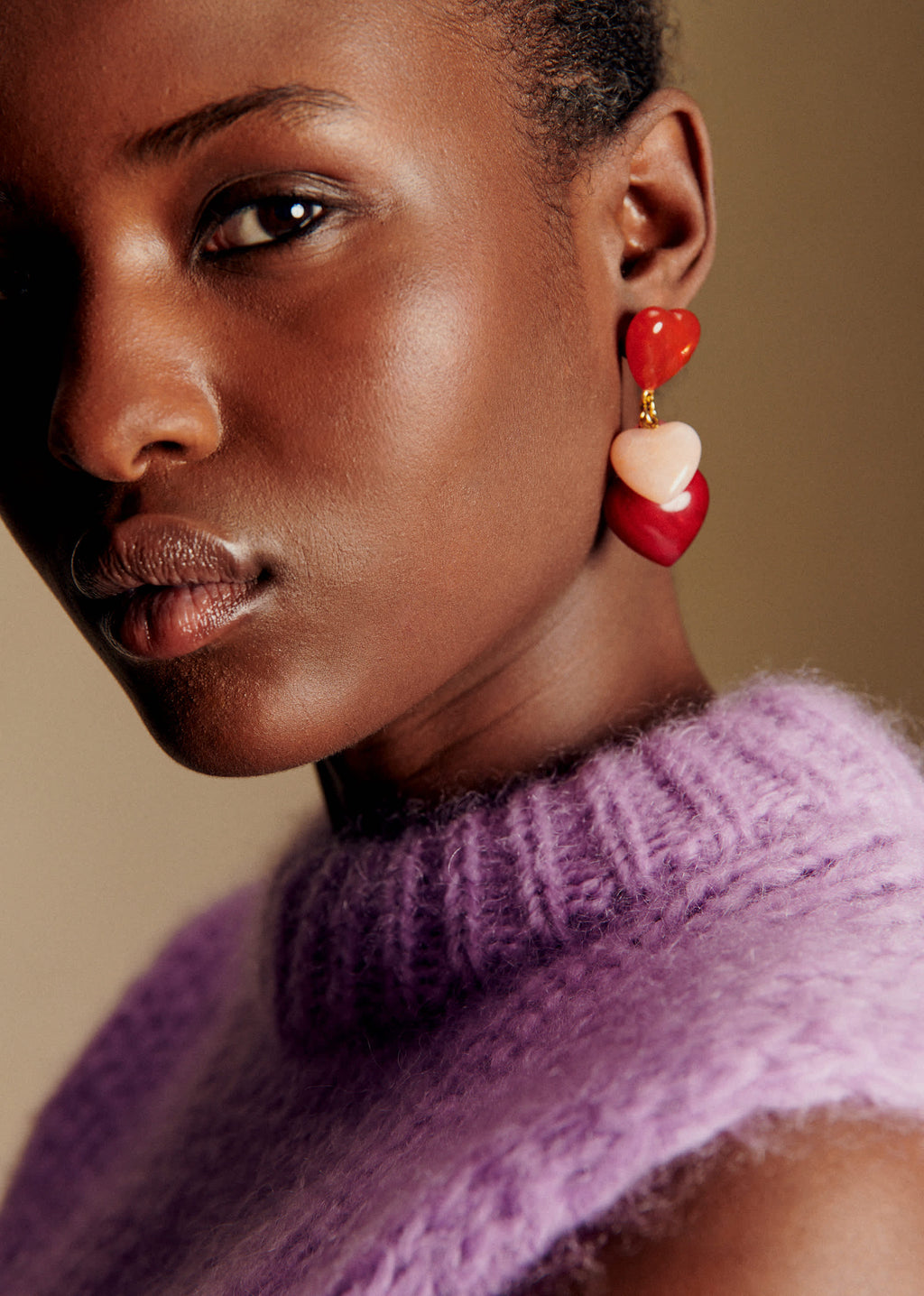 Boucles d'oreilles Freya - Rose Multi