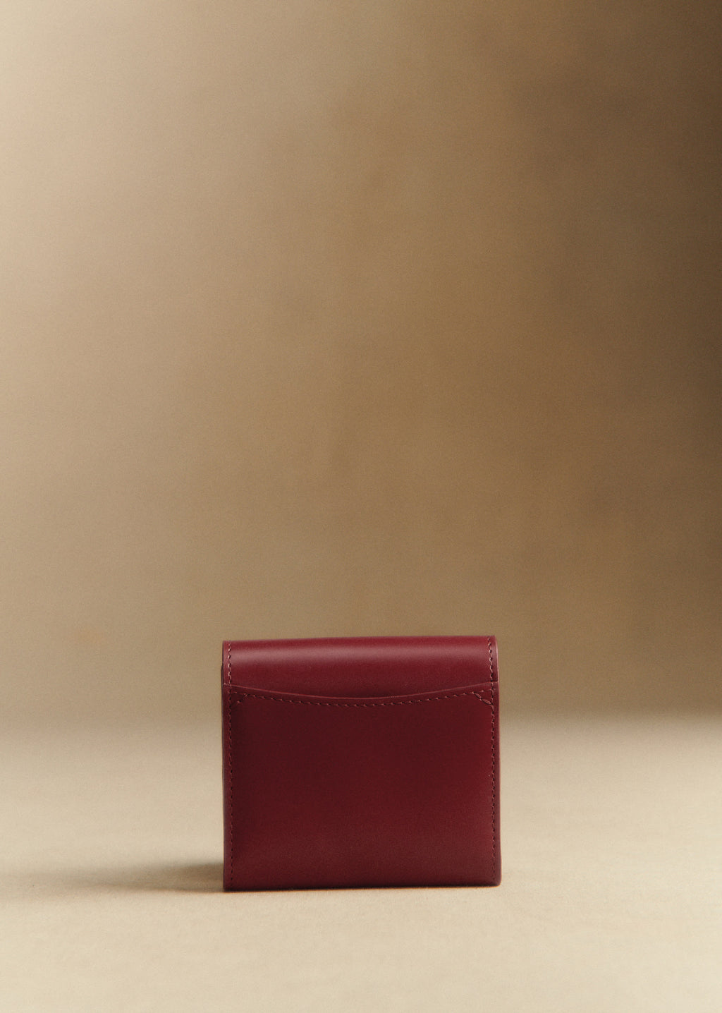 Portefeuille Petit Milo - Rouge Carmin Glacé