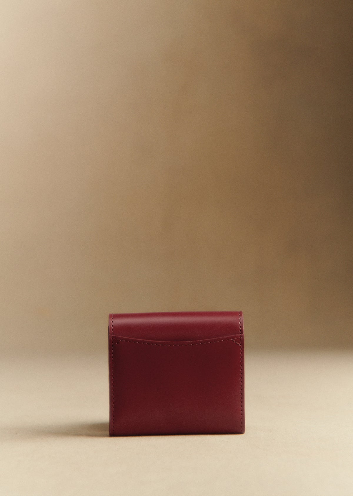 Portefeuille Petit Milo - Rouge Carmin Glacé