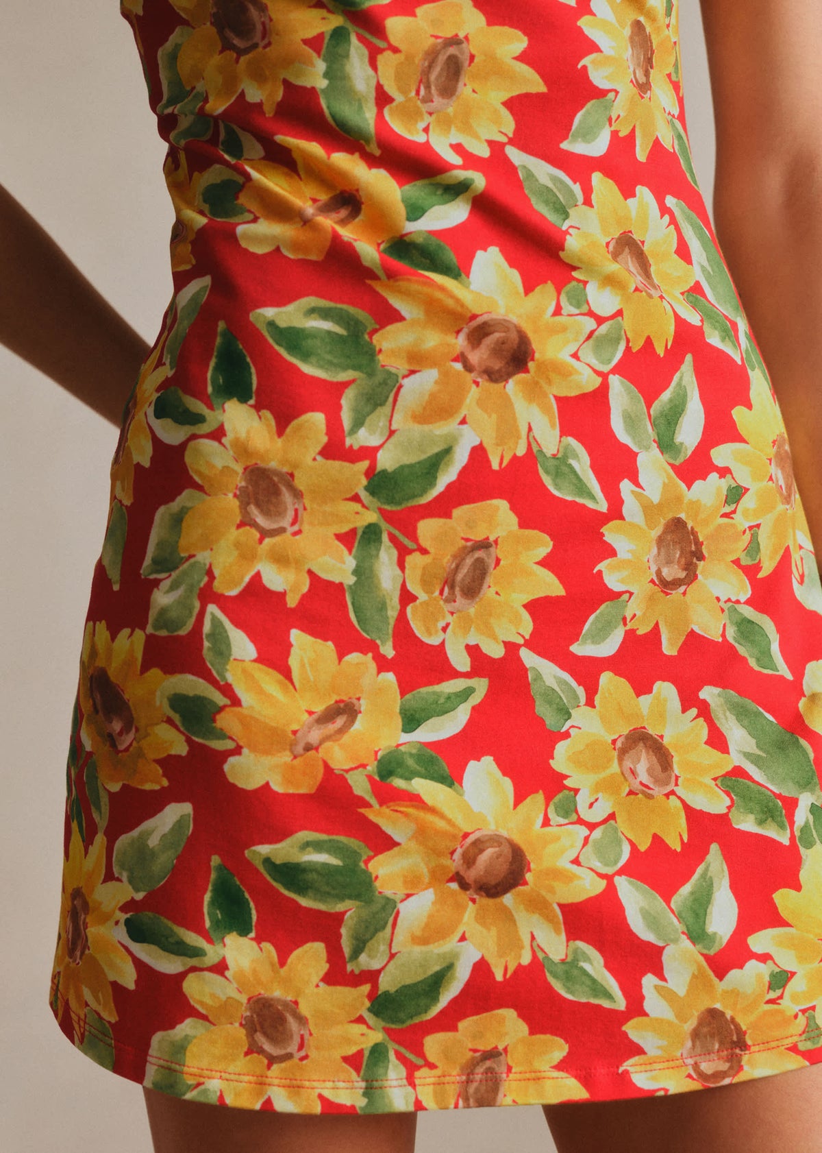 Robe Lison - Imprimé Tournesol