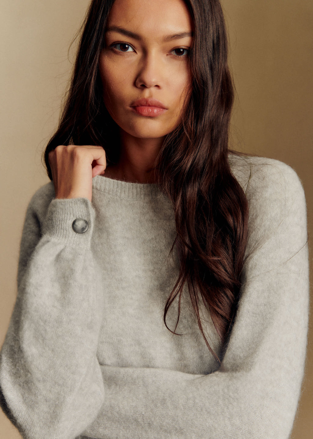 Pull Louisa - Gris Chiné Clair
