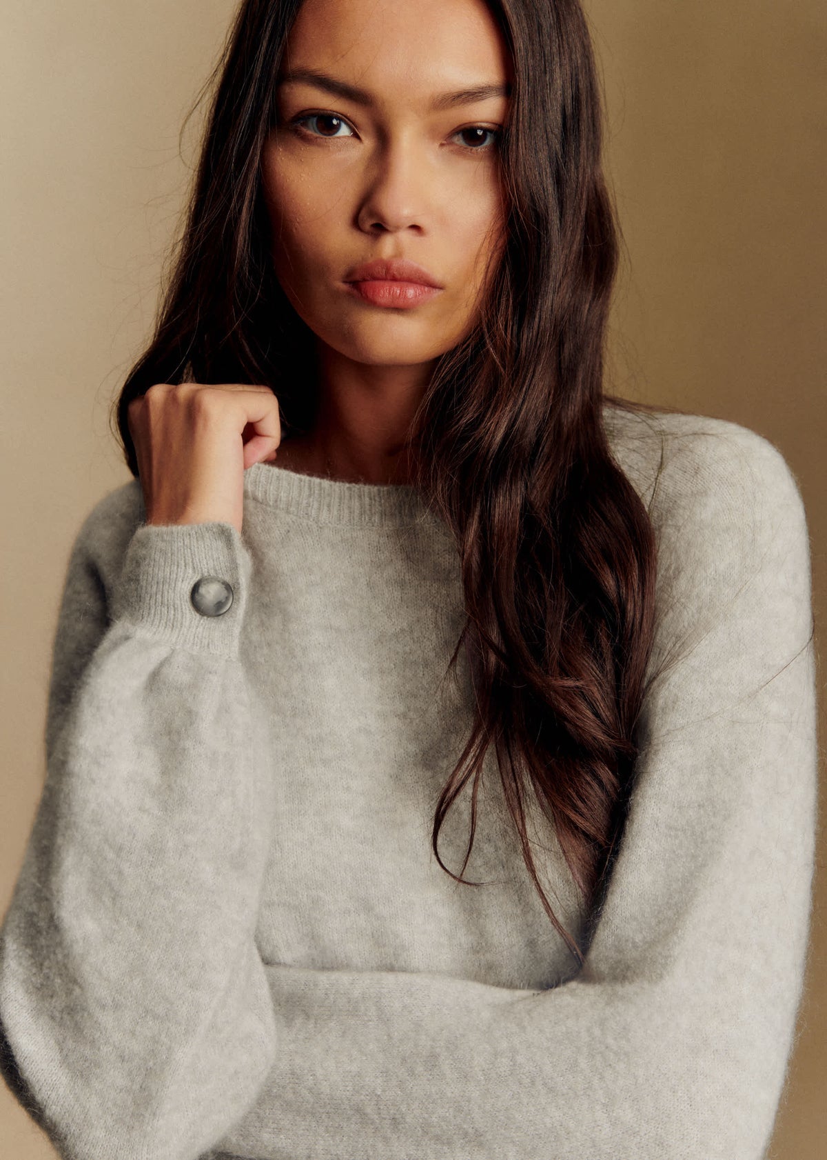 Pull Louisa - Gris Chiné Clair