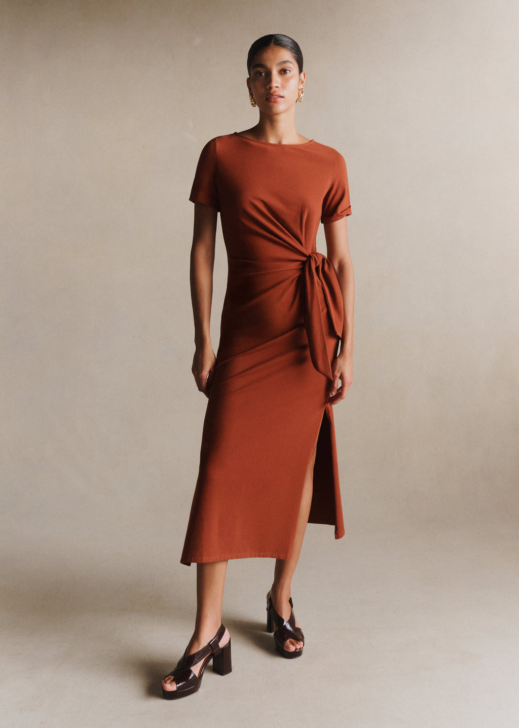 Robe Pippa - Acajou