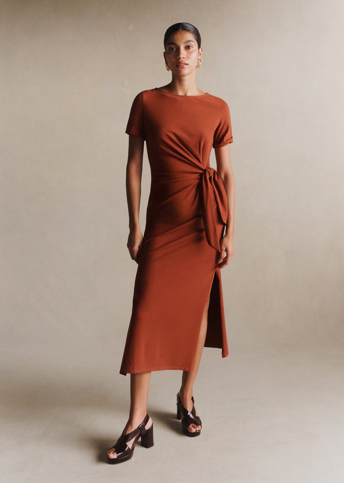 Robe Pippa - Acajou