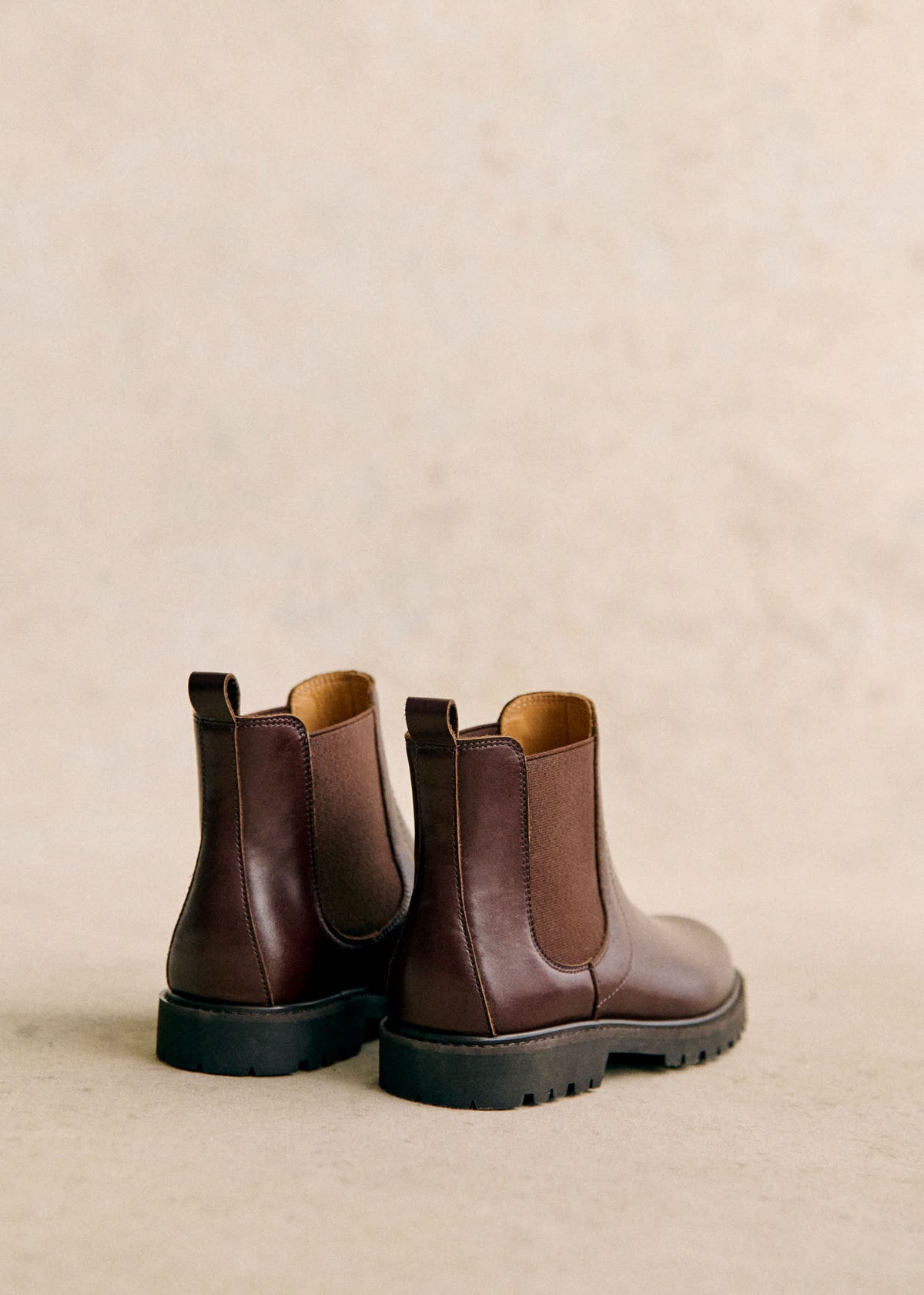 Bottines Charlie - Chocolat Lisse