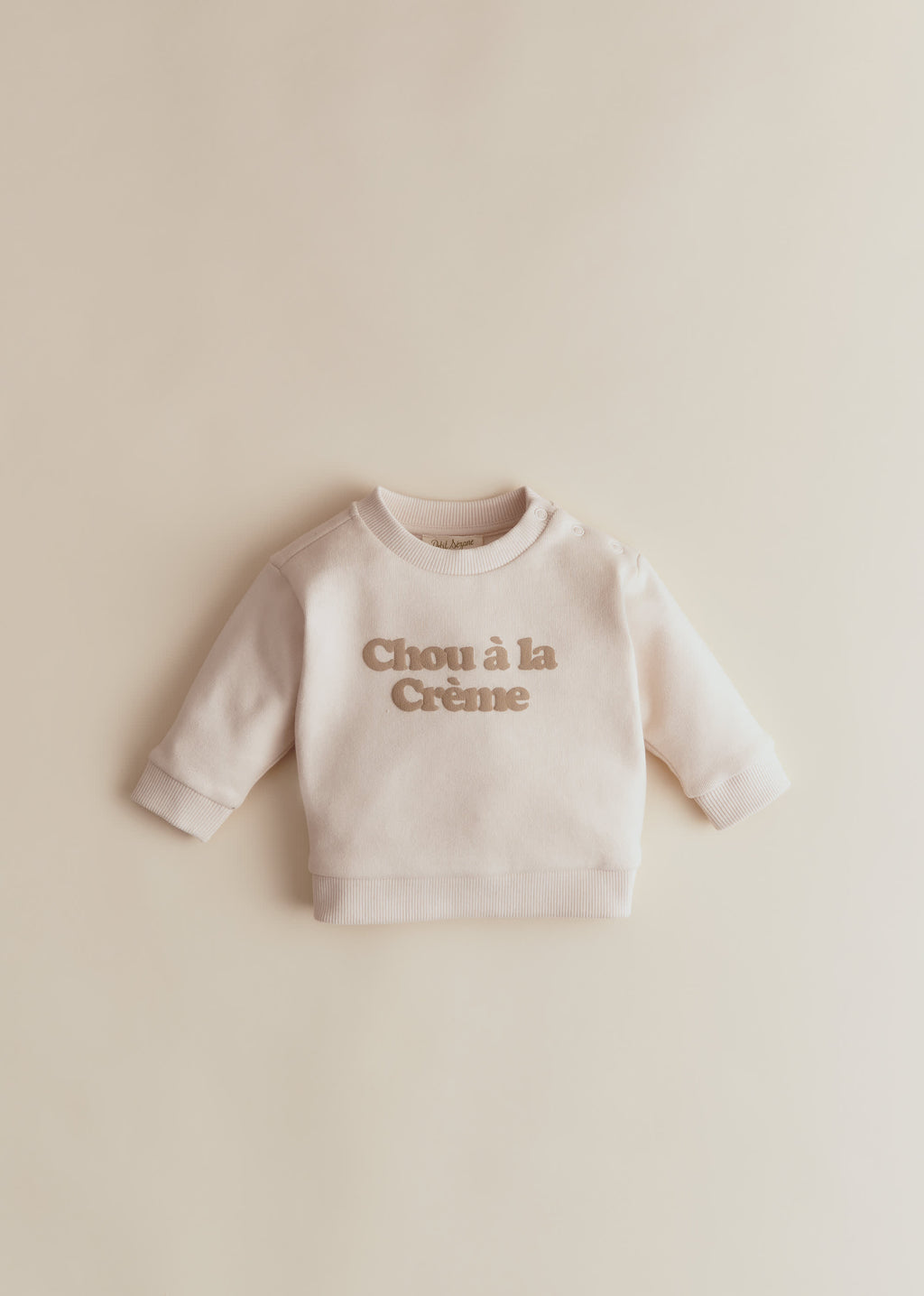 Sweat-Shirt Chou à la crème - Crème / Sable Doux