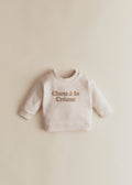Sweat-Shirt Chou à la crème - Crème / Sable Doux