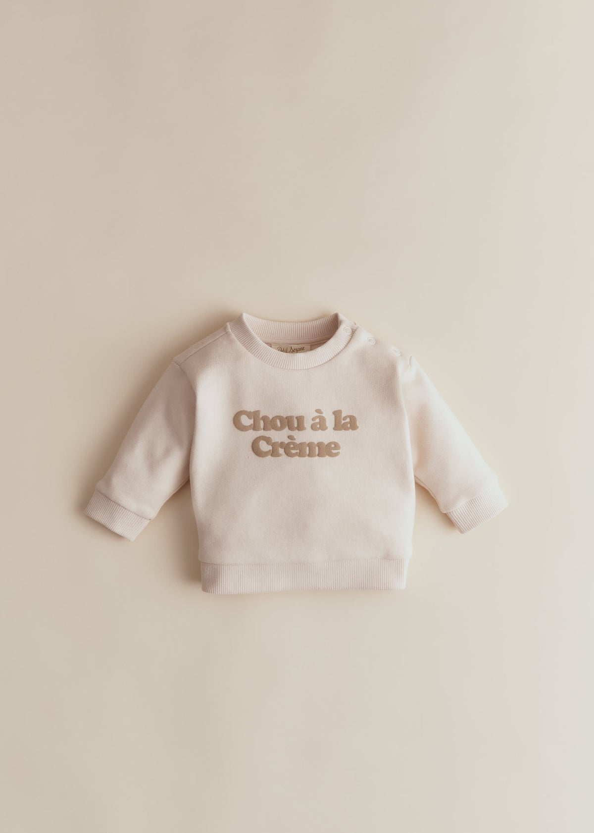 Sweat-Shirt Chou à la crème - Crème / Sable Doux