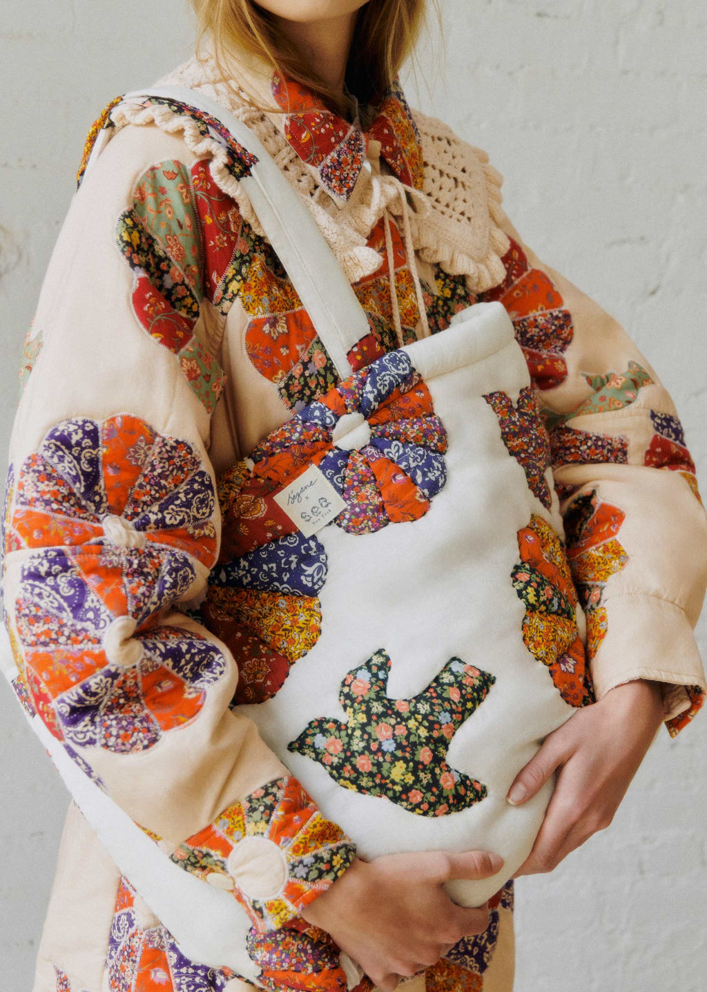 Maxi Cabas - Sézane x Sea NY - Patchwork Woodstock