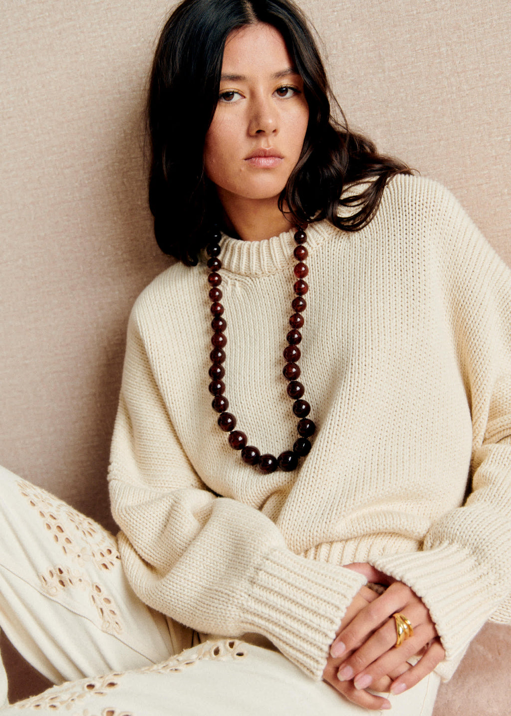 Collier Greta - Brun