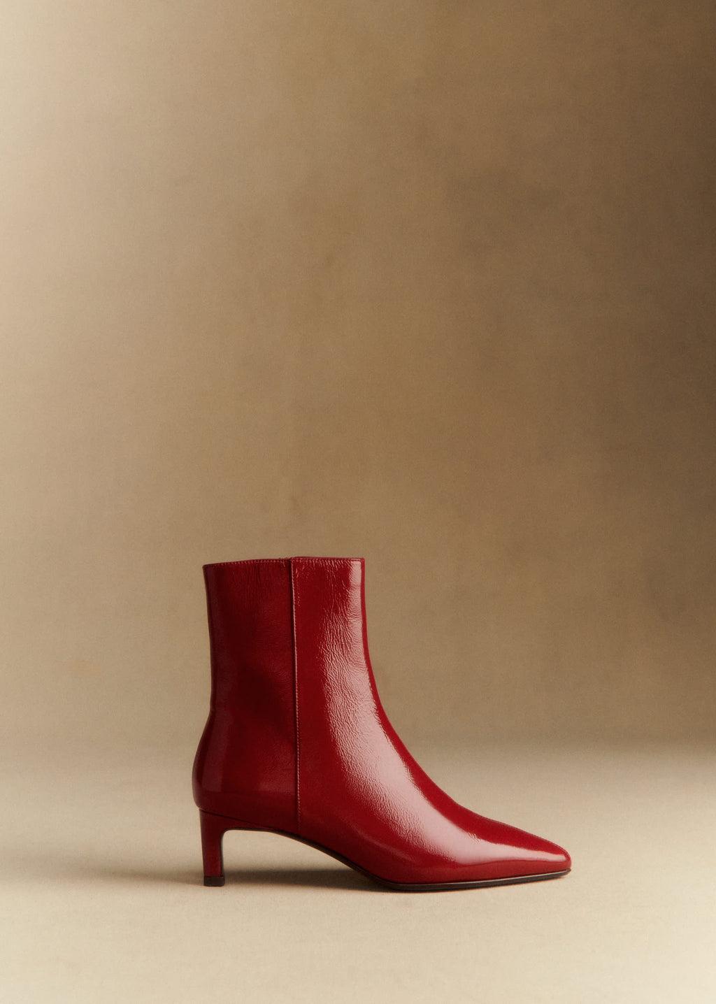 Bottines Garance - Rouge Vernis