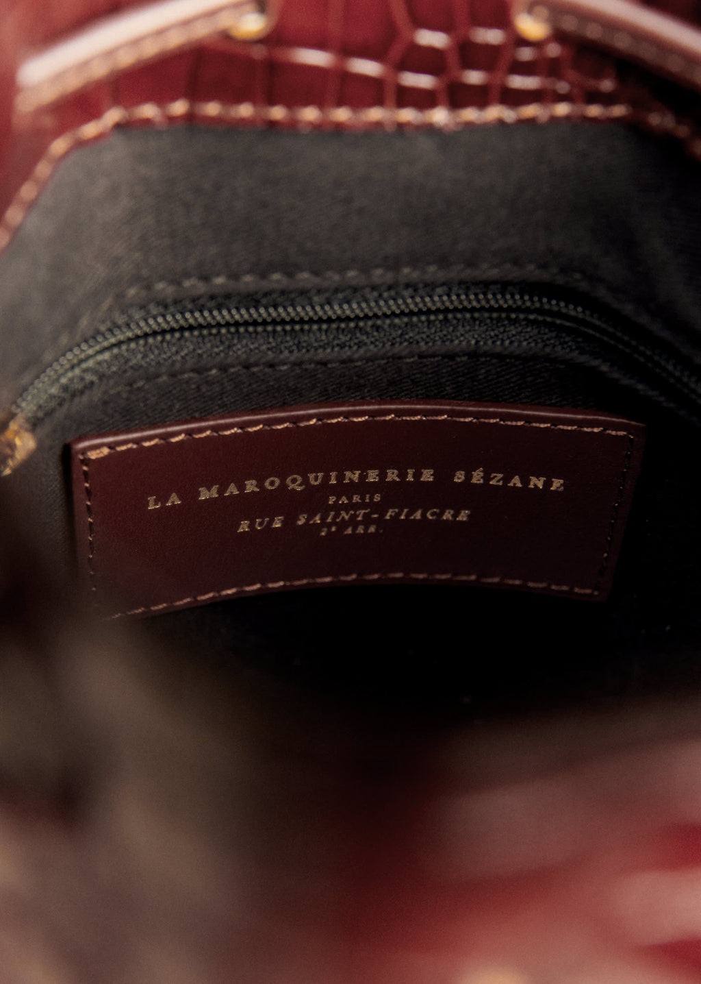 Bourse Mini Farrow - Choco Croco