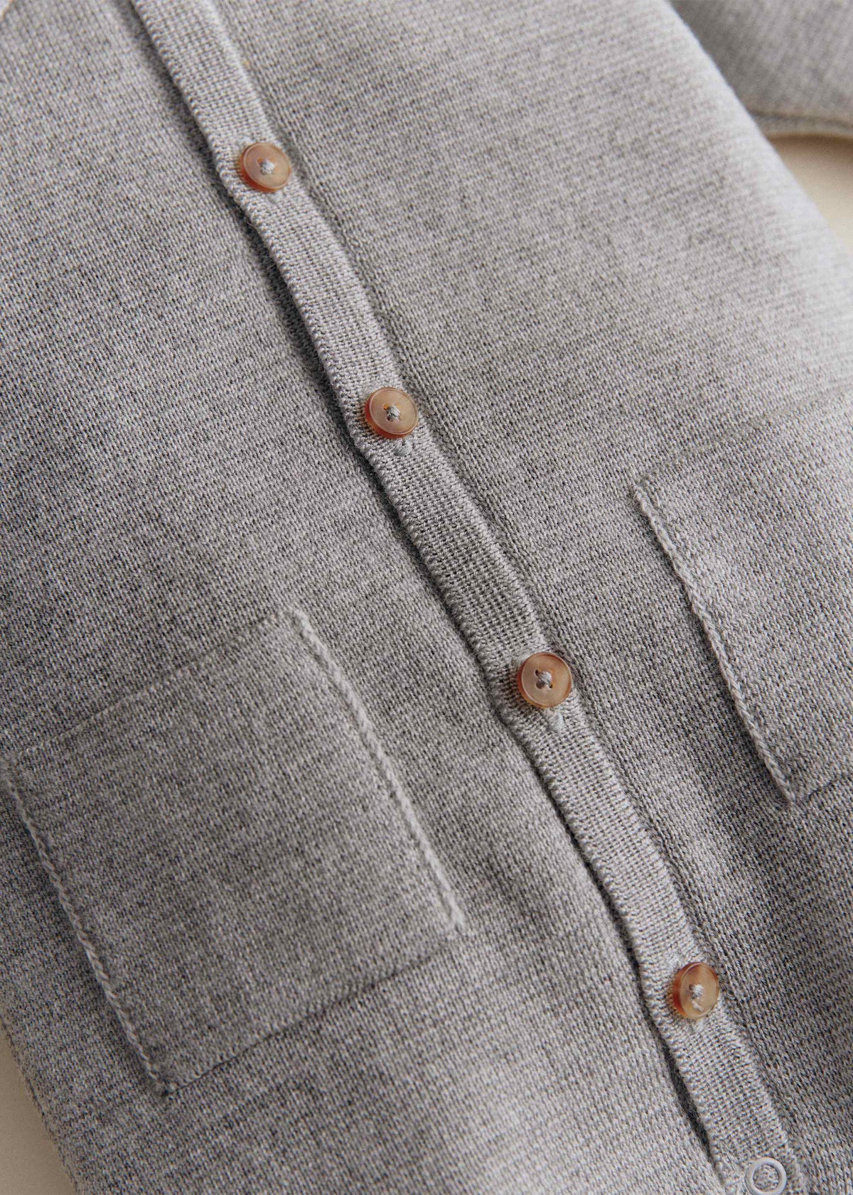 Combinaison Maille Bettino - Gris Chiné