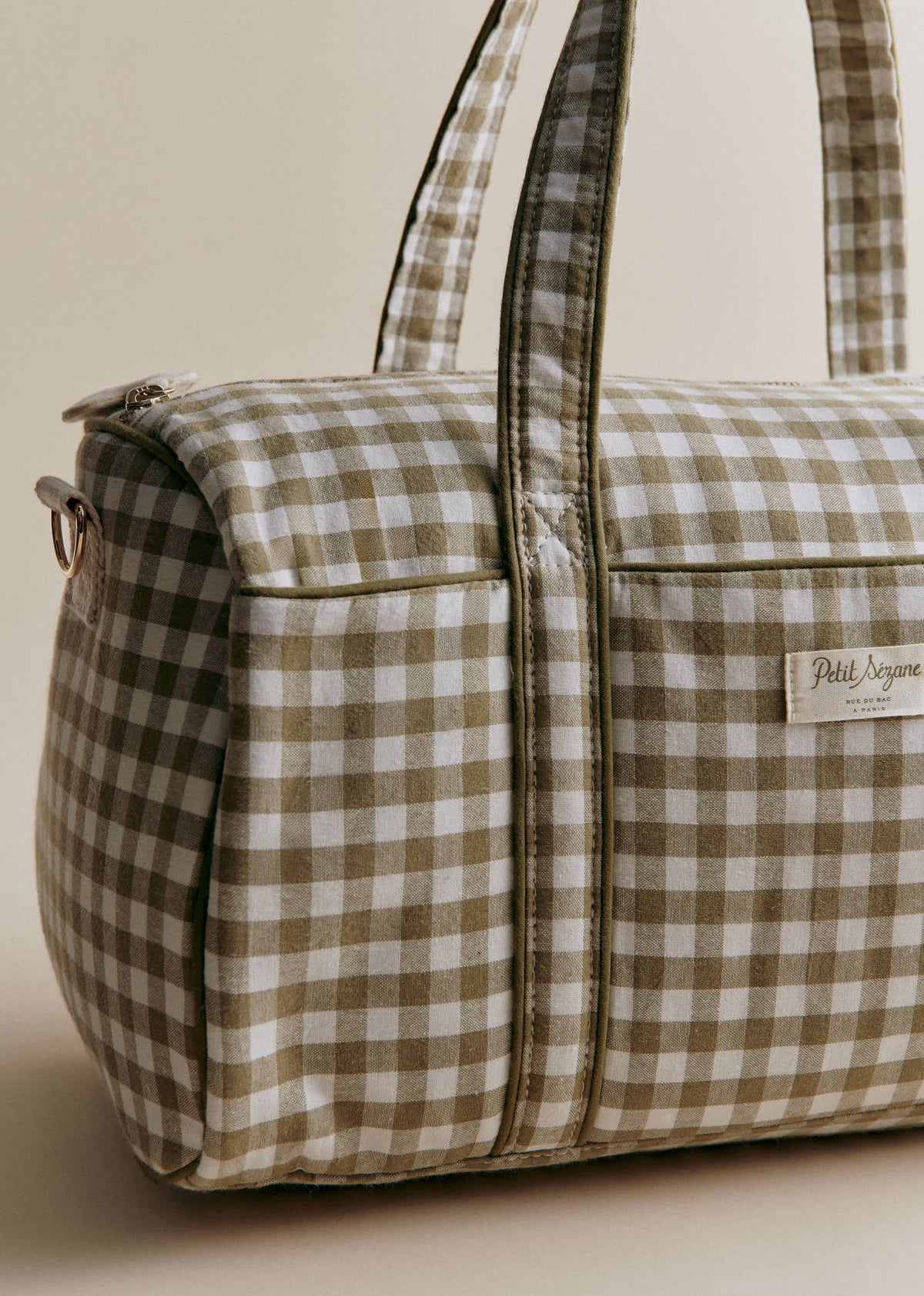 Sac à langer - Vichy Vert
