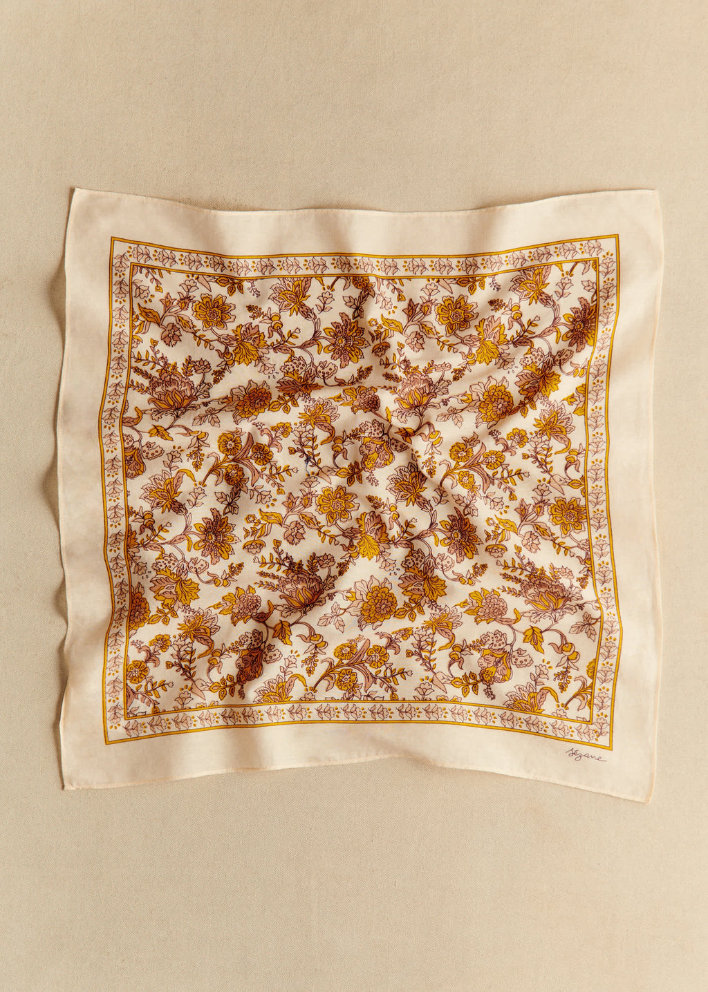 Foulard Gaston - Fleurs avril