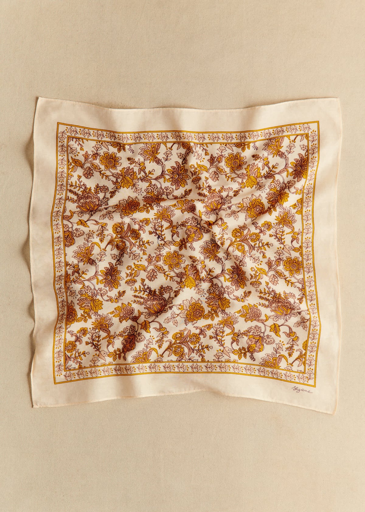 Foulard Gaston - Fleurs avril