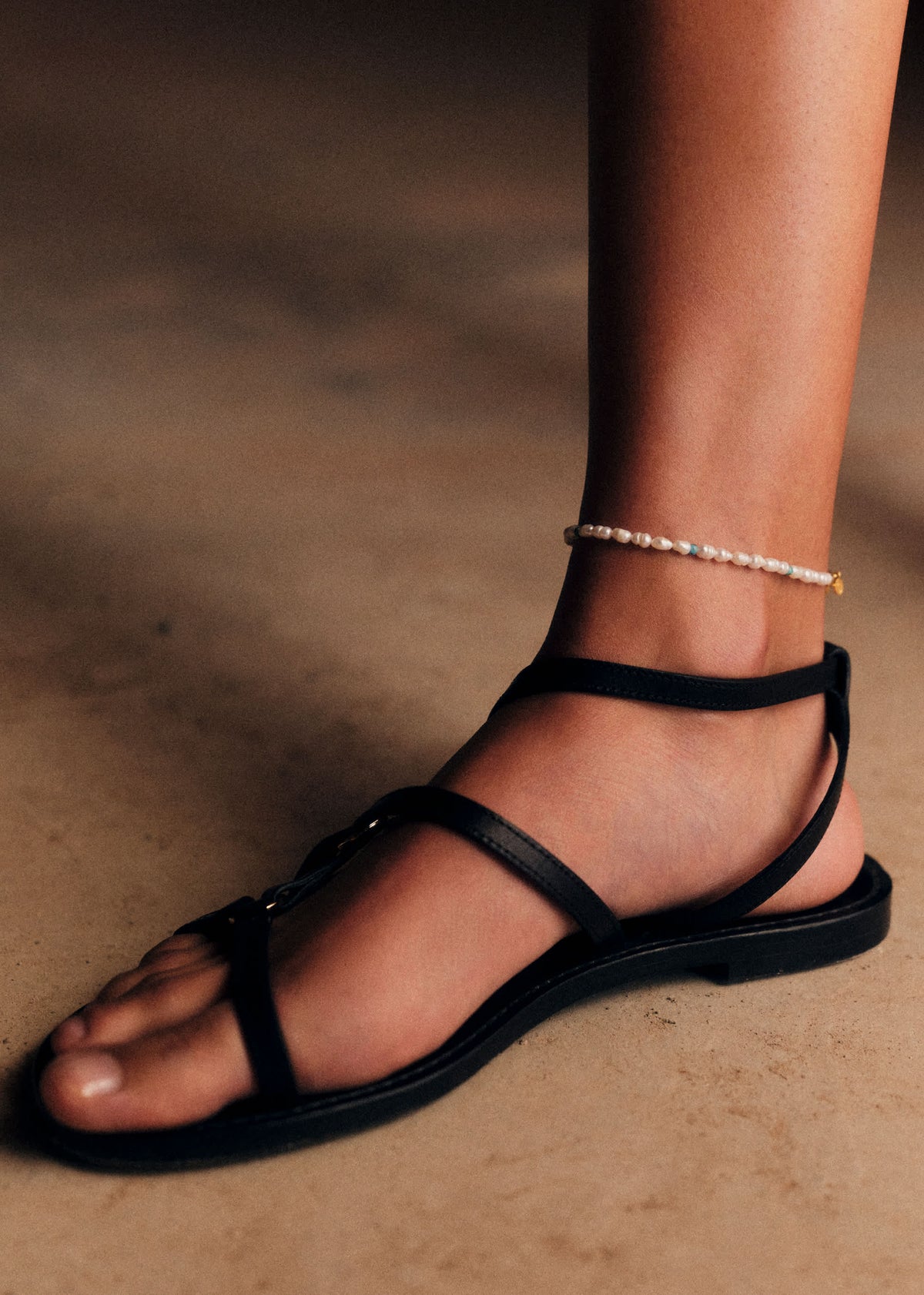 Bracelet de cheville Irma perles - Lagon