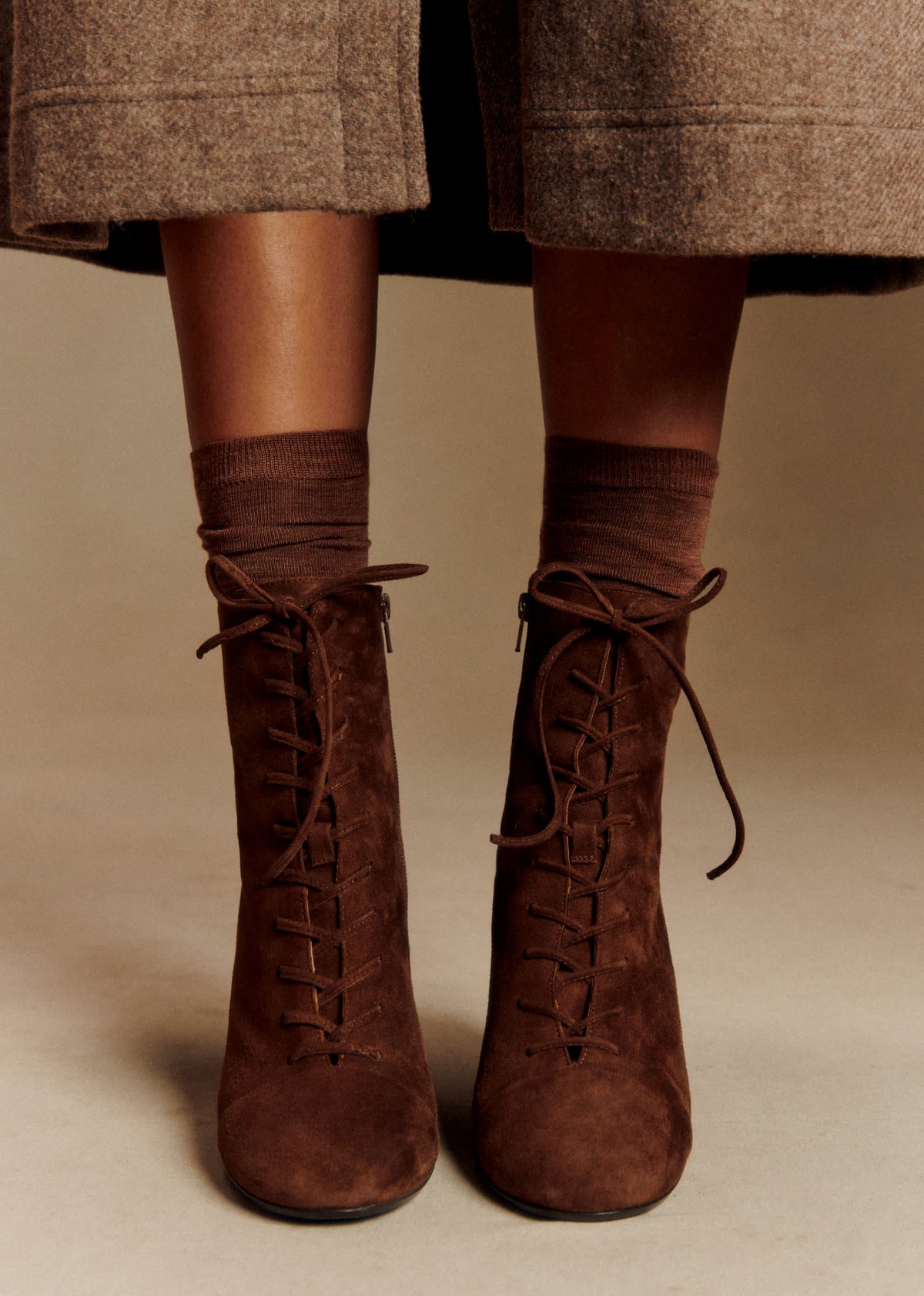 Bottines High Leona - Moka
