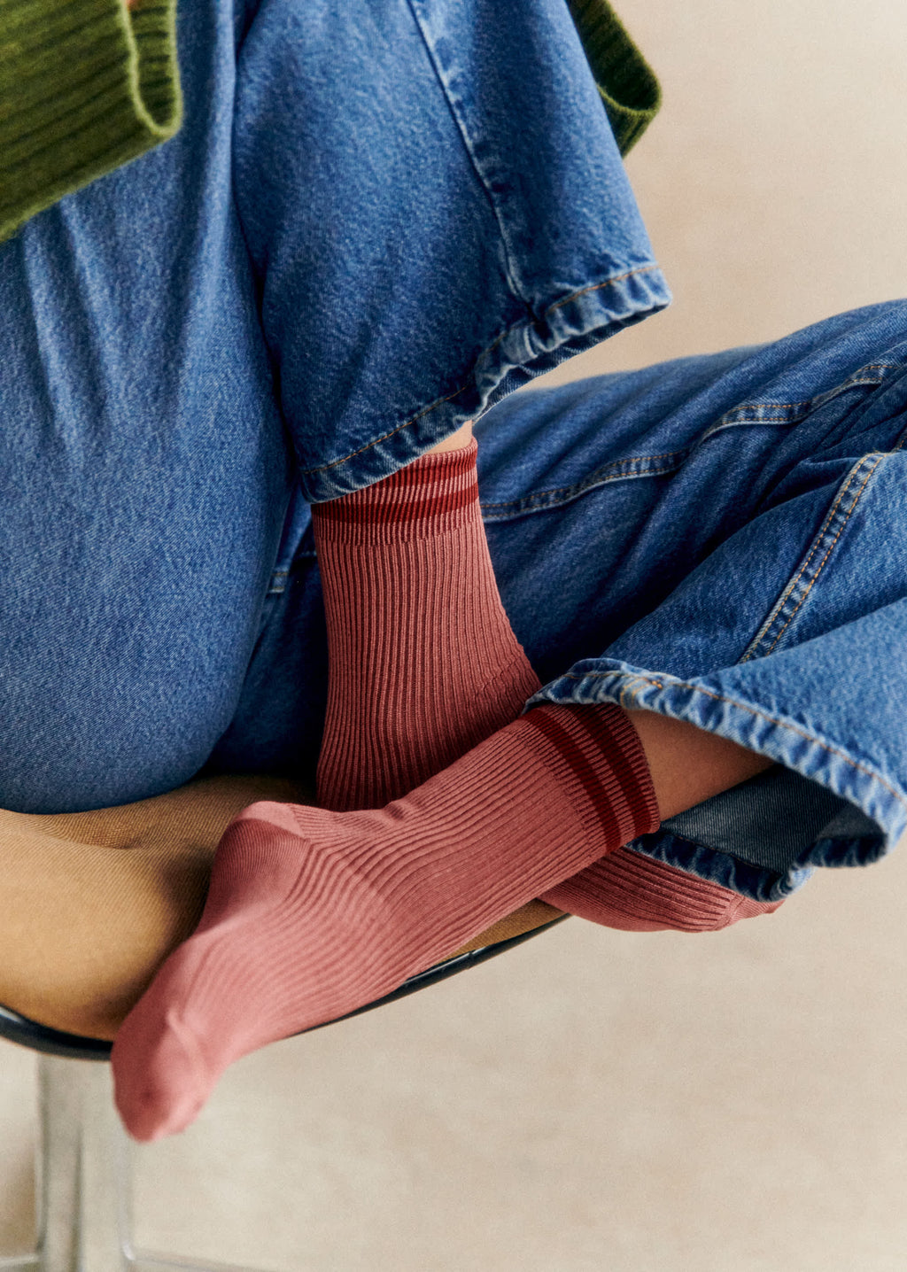 Chaussettes Milly - Bois De Rose