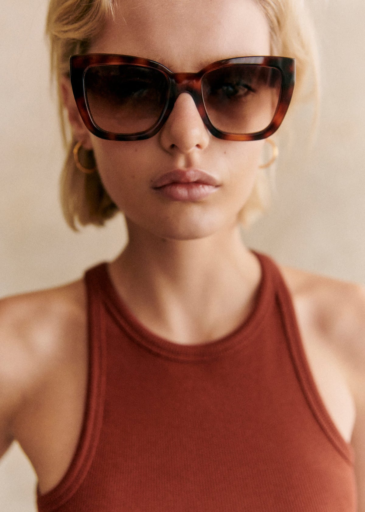 Lunettes de soleil Mila - Écailles Claires