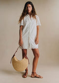 Robe Helly - Broderie Unie Ecru