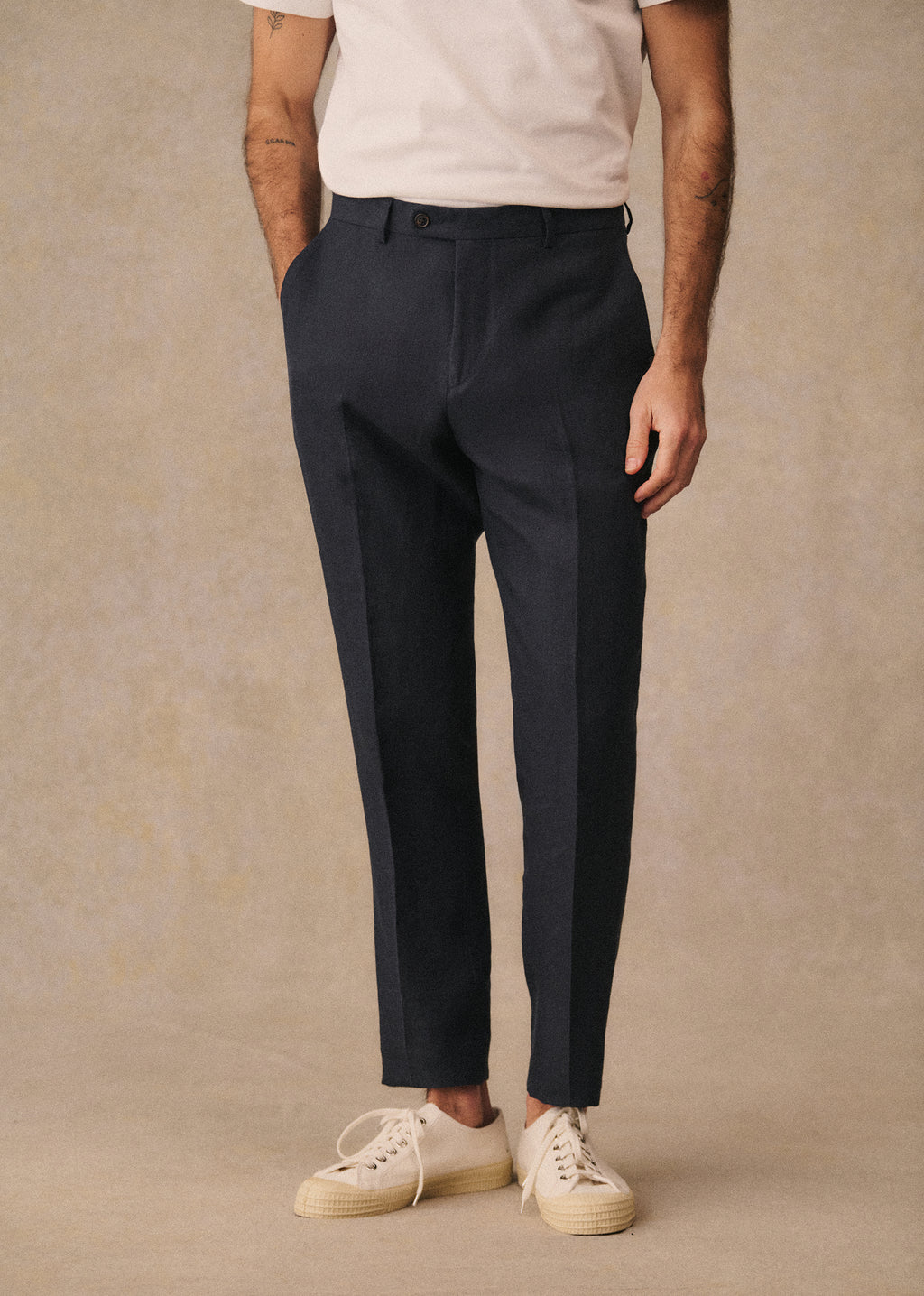 Pantalon Carl Lin - Marine