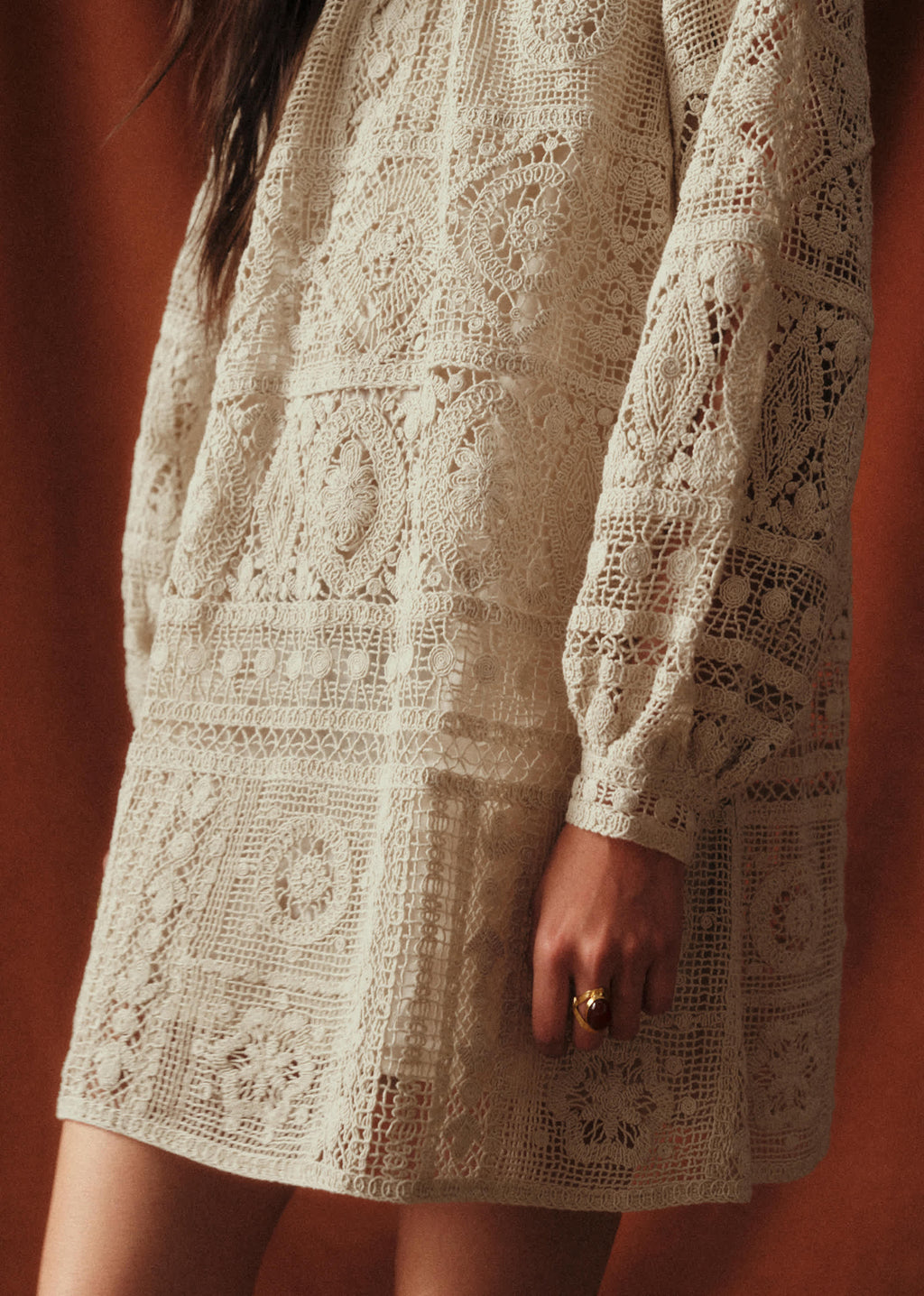 Robe Genevieve - Sézane x Baziszt - Ecru