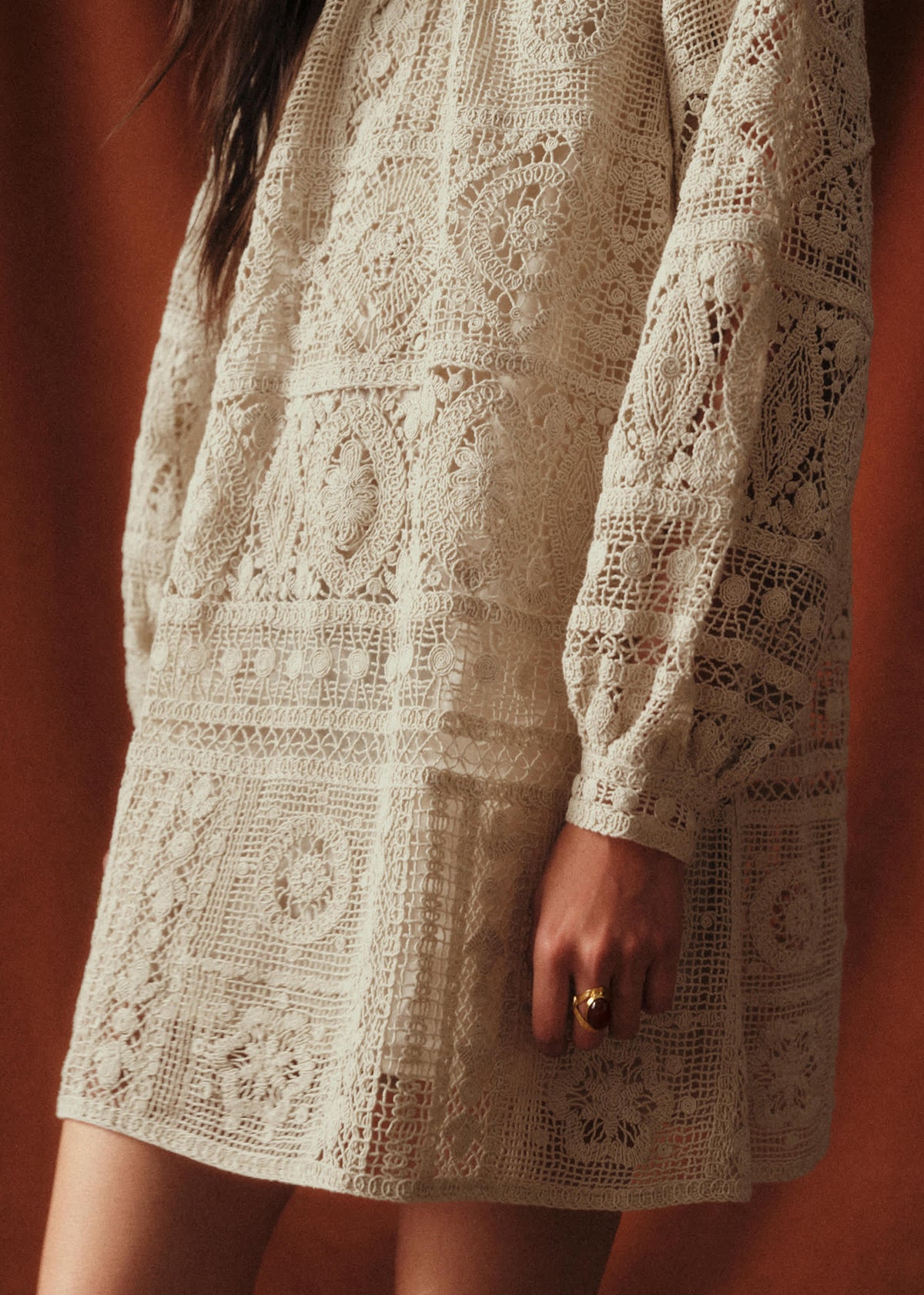 Robe Genevieve - Sézane x Baziszt - Ecru