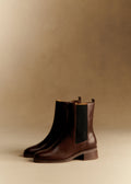 Bottines Low Agnès - Chocolat Lisse