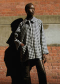 Manteau Gabriel - Vichy Noir Blanc