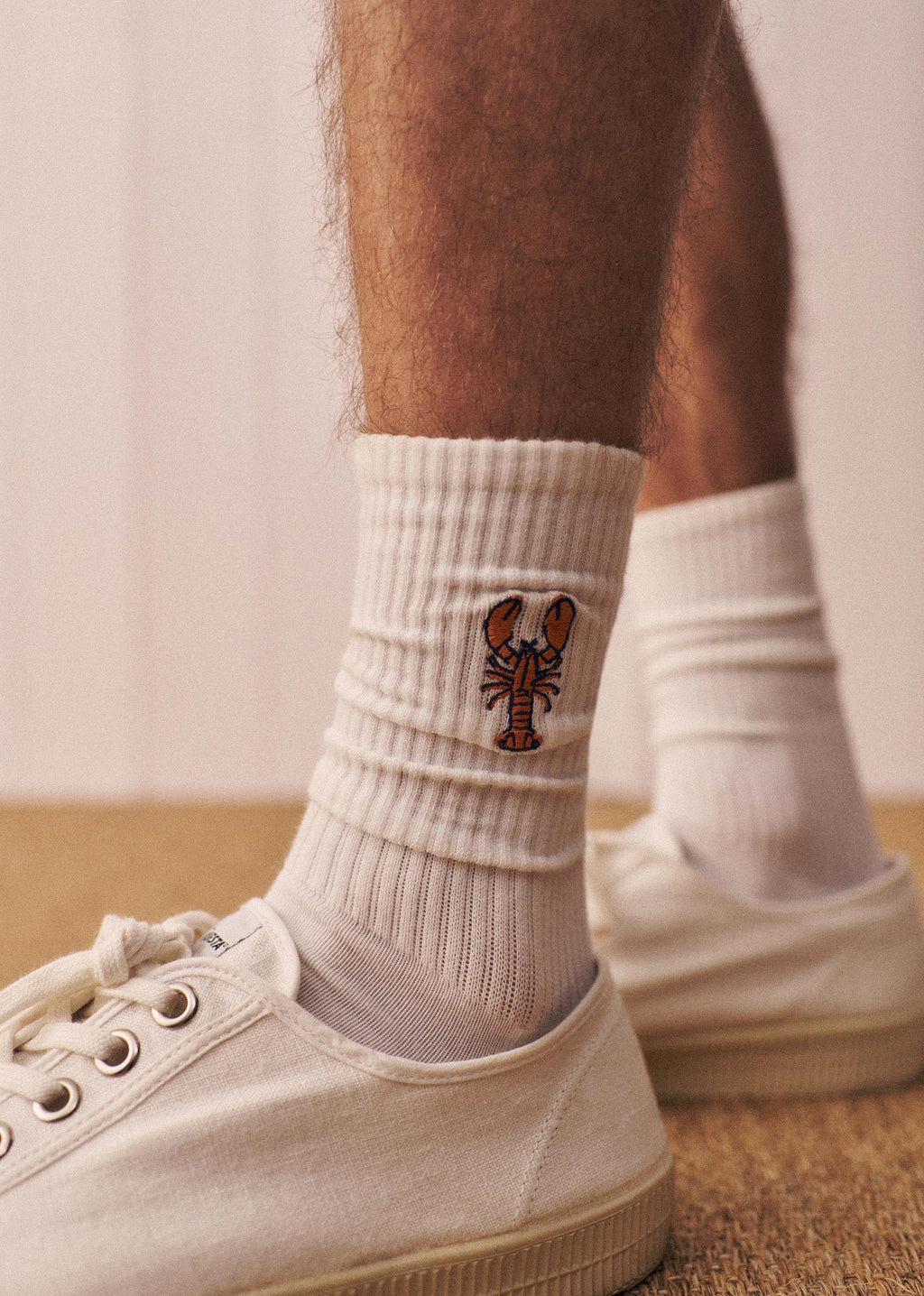 Chaussettes Homard - Blanc