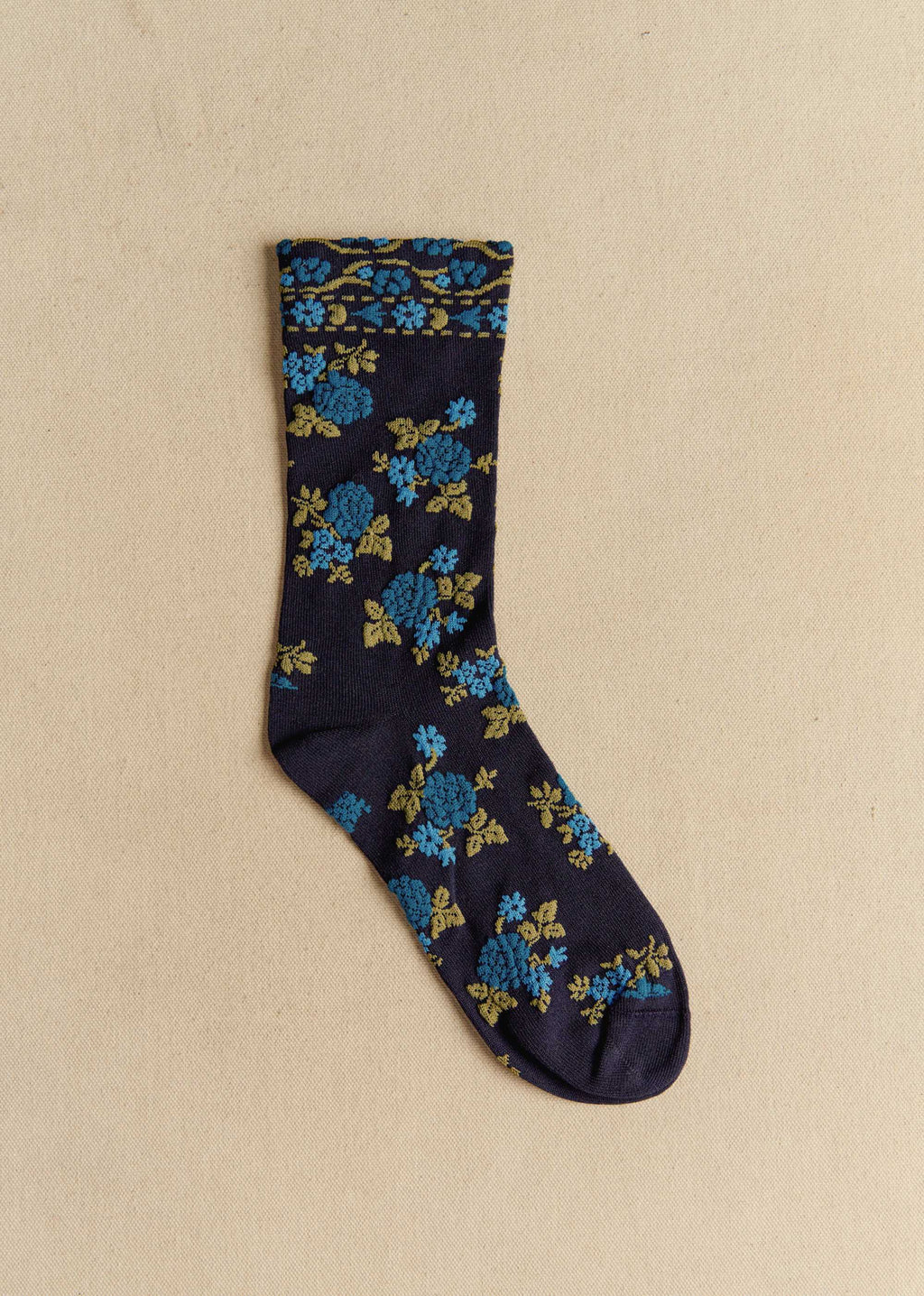 Chaussettes Lio - Fleurs Bleues